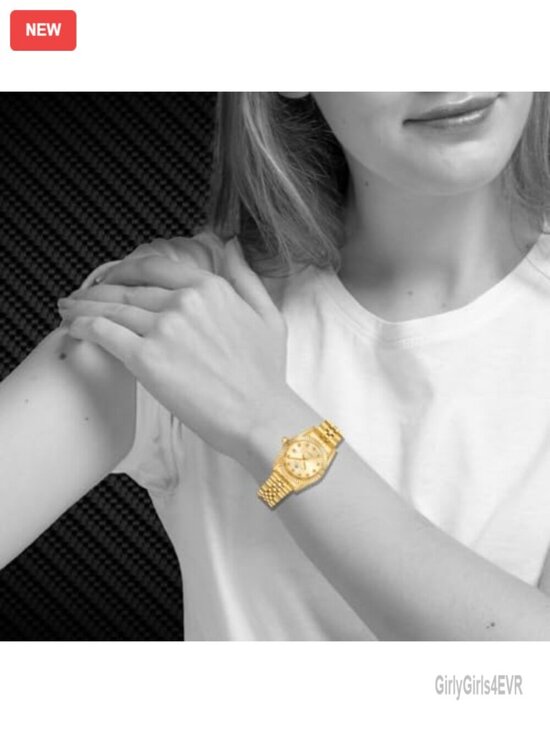 Women\'s Analog Casual Watch - Quartz Movement, Scratch Resistant, Gold main image 5